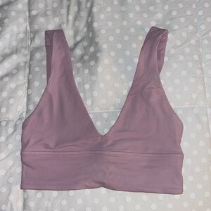 Lululemon align sports bra (pink peony color)